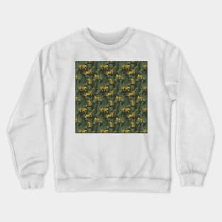 The Leopard Jungle Pattern Crewneck Sweatshirt